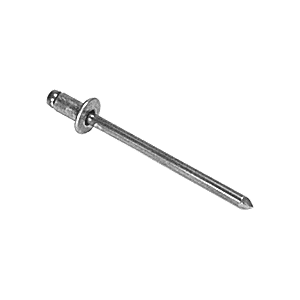 5/32" Diameter, 1/32" to 1/8" Grip Range Aluminum Mandrel and Rivet in Packs of 1000