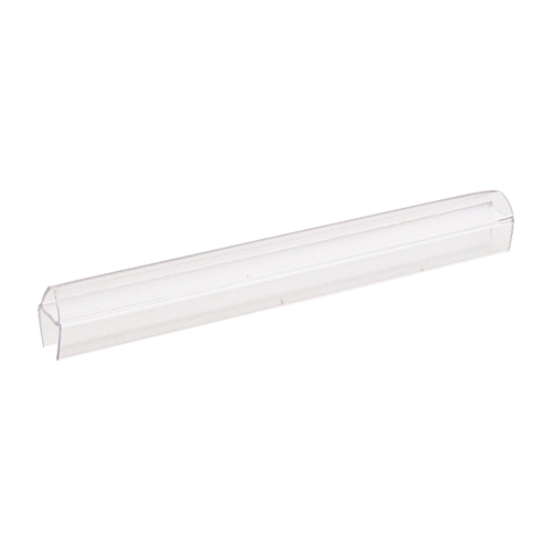 CRL P375HWS Soft Fin 'H' Wipe for 3/8" Glass- Softer Durometer - 95" Stock Length Clear