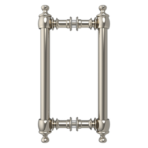 Polished Nickel 8" Colonial Style Back-to-Back Pull Handles