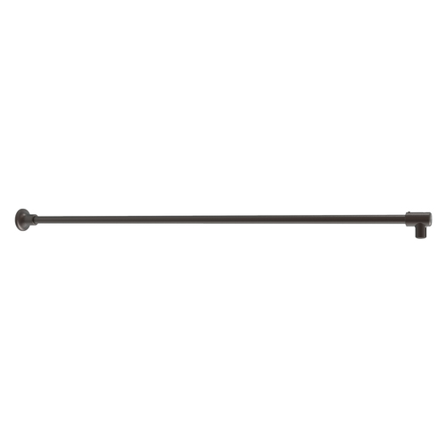 CRL SUP100RB Oil Rubbed Bronze Frameless Shower Door Fixed Panel Wall-To-Glass Support Bar for 3/8" to 1/2" Thick Glass