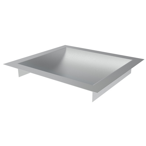x 10" d 12" Stainless Steel Drop-In Deal Tray Brushed Finish w 