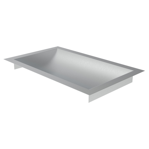 Brixwell CDT1610B Standard Drop-In Deal Tray Brushed Stainless Steel 16" Wide X 10" Deep X 1-9/16" High