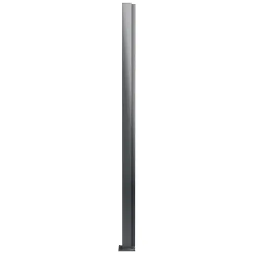 Satin Anodized 30" Corner Design Series Partition Post