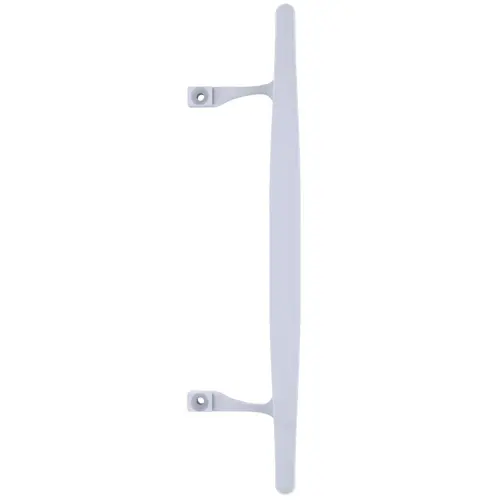 Brixwell 13-105W 6-5/8" (CTC) Patio Door Die-Cast Chrome Handle White