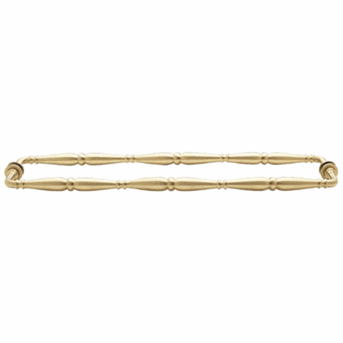 Polished Brass Victorian Style 24" Back-to-Back Towel Bar