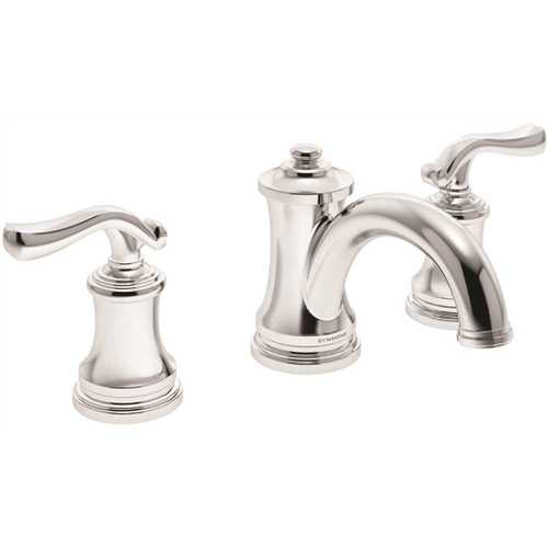 Winslet 8 in. Widespread 2-Handle Bathroom Faucet with Drain Assembly in Chrome