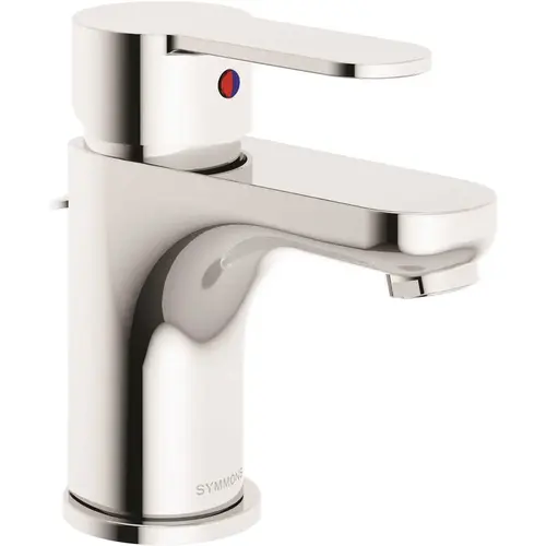 Identity Single Hole Single-Handle Bathroom Faucet with Pop-Up Drain Assembly in Chrome