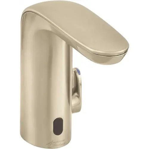 NextGen Selectronic Single Hole Touchless Bathroom Faucet with 0.35 GPM SmarTherm and Above Deck Mixer in Brushed Nickel