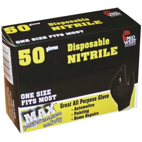Midwest Gloves 50 Bx Dispos Lt Duty Nitrile
