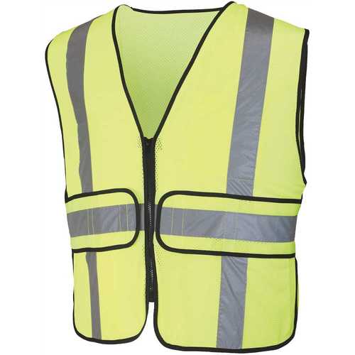 High-Visibility Reflective Adjustable Safety Vest