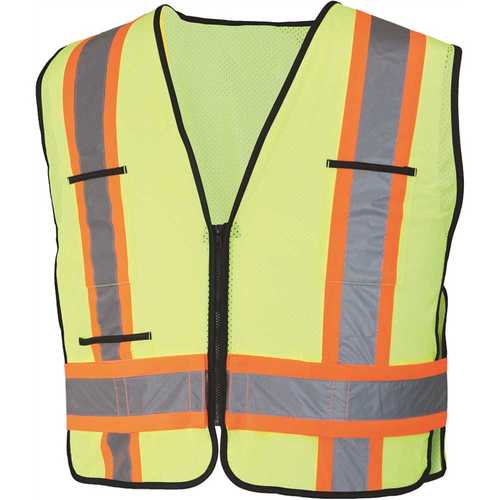 High-Visibility 2-Tone Reflective Safety Vest
