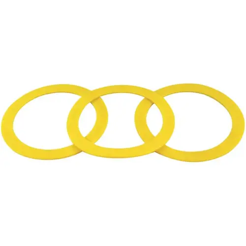 Fluidmaster PROS3KP15 Replacement Kohler Aquapiston and American Standard Champion Flush Valve Seal Yellow - pack of 3