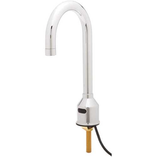 Sensor Touchless Faucet Single Hole Touchless Bathroom Faucet with Plug in Polished Chrome Plated Brass