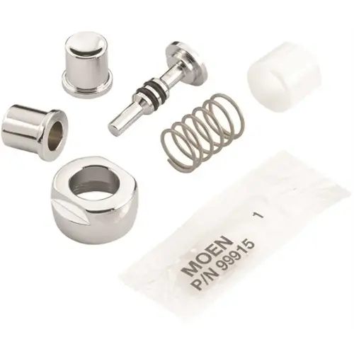 Commercial 2 in. Metal Manual Override Button Assembly Chrome