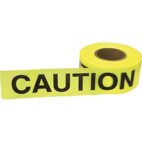 National Brand Alternative 461086 CAUTION TAPE 300 FEET yellow/black