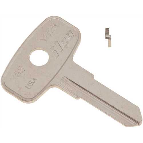 YH25 Yamaha Motorcycle Key NICKEL