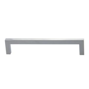 Pride Industrial P87228PC 6-3/8" Modern Square Cabinet Pull with 6-3/10" Center to Center Polished Chrome Finish