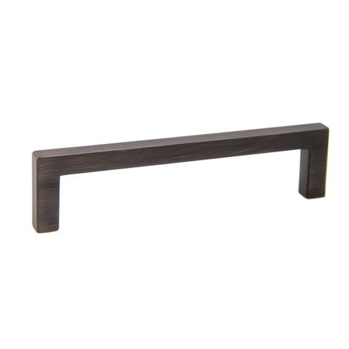 5-1/2" Modern Square Cabinet Pull with 5" Center to Center Oil Rubbed Bronze Finish