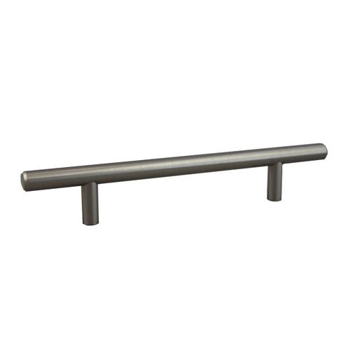 8" Bar Cabinet Pull with 5" Center to Center Satin Nickel Finish