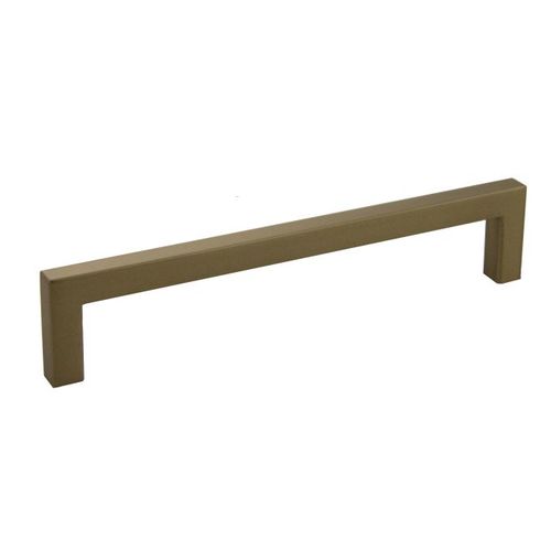 6-3/8" Modern Square Cabinet Pull with 6-3/10" Center to Center Rose Gold Finish
