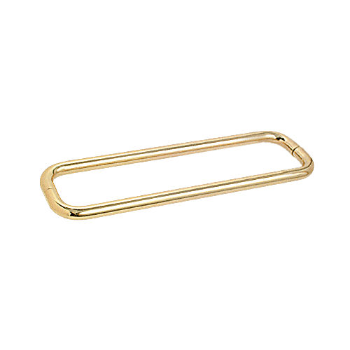 CRL BMNW18X18BR Polished Brass 18" BM Series Back-to-Back Towel Bar Without Metal Washers