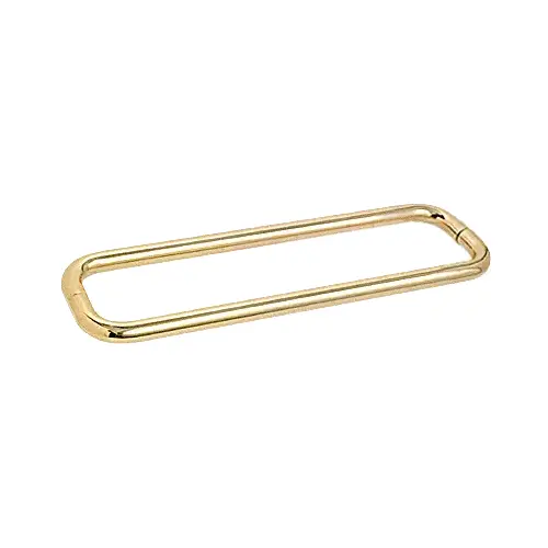 CRL BMNW16X16BR Brass 16" BM Series Back-to-Back Towel Bar Without Metal Washers
