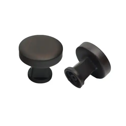 1-1/4" Diameter Colorado Cabinet Knob Oil Rubbed Bronze Finish