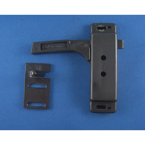 Storm Door Lever Latch left Hand Black 1 Per Card retail Package - pack of 10