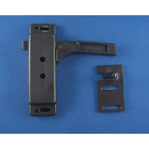 Storm Door Lever Latch right Hand Black 1 Per Card retail Package - pack of 10