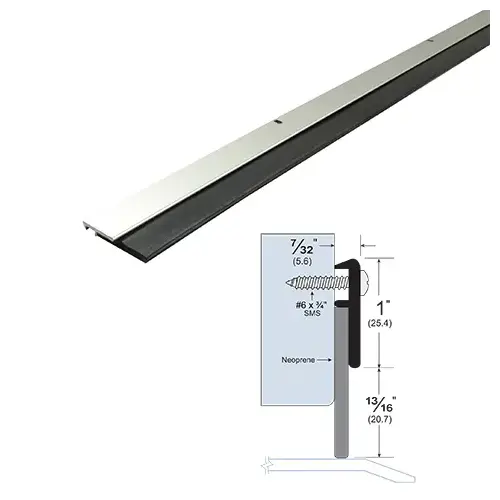 Overlapping Astragal 48in Aluminum