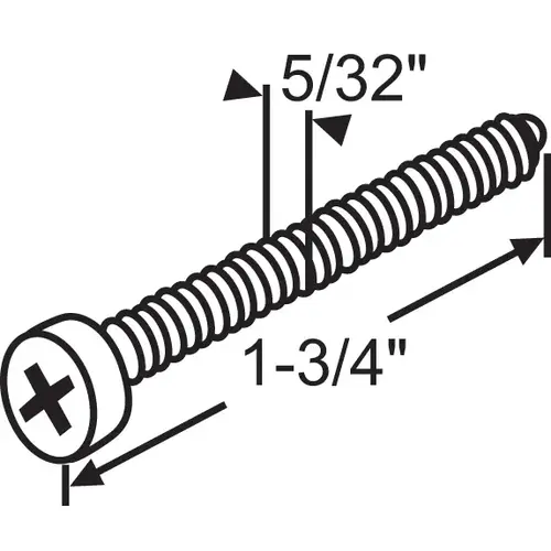 Adj Screw 8 X 1-3/4in fas810