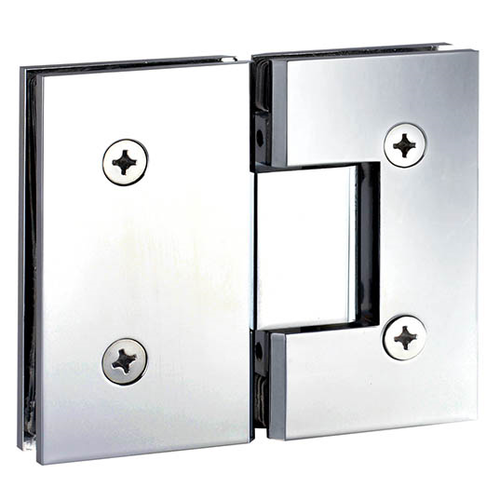 Heavy Duty Brass Shower Hinge chrome With Phillip Head Screw 180-Degree GlasS-TO-Glass 2pcs Hexagon Screws Allen Scre