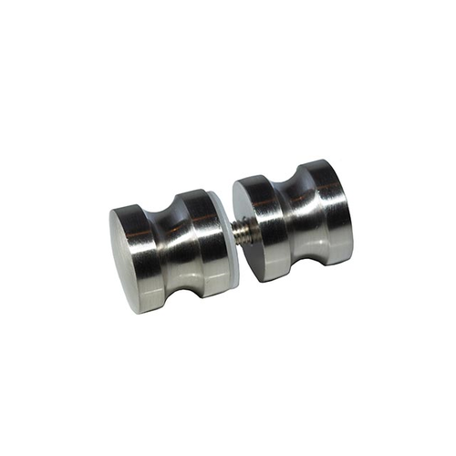 Shower Door Pull Knob brushed Nickel single Groove