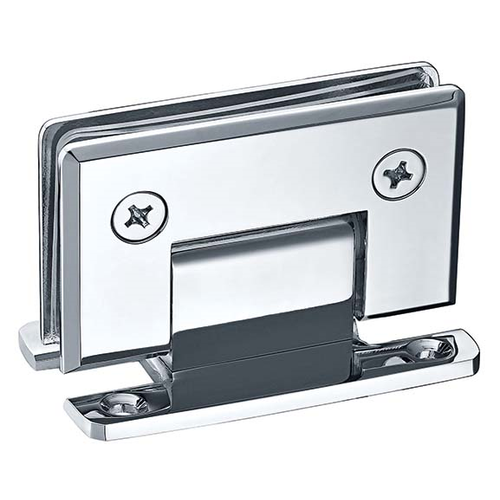 Brixwell 22-271bch Heavy Duty Hinge Bevel Edge H-Back Bright Chrome 90-Degree GlasS-TO-Wall