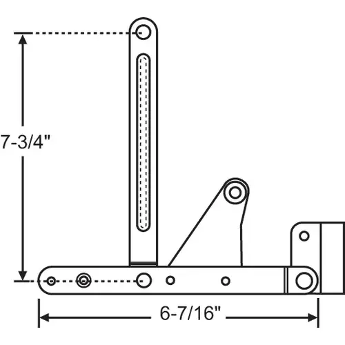 Egress Bottom hinge Assembly