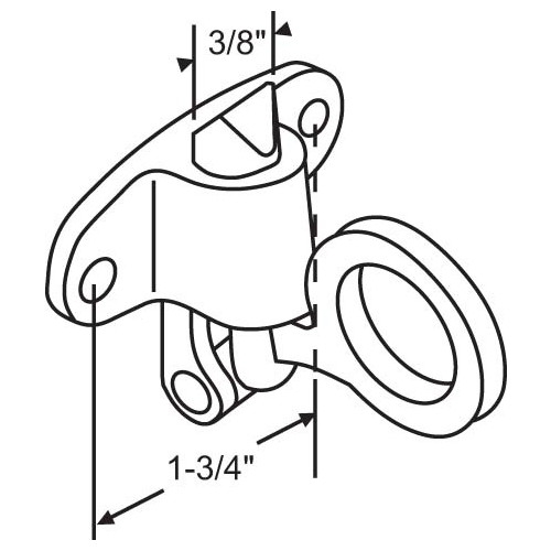 Spring Catch Aluminum use With 900-9107 rhm Cwl102