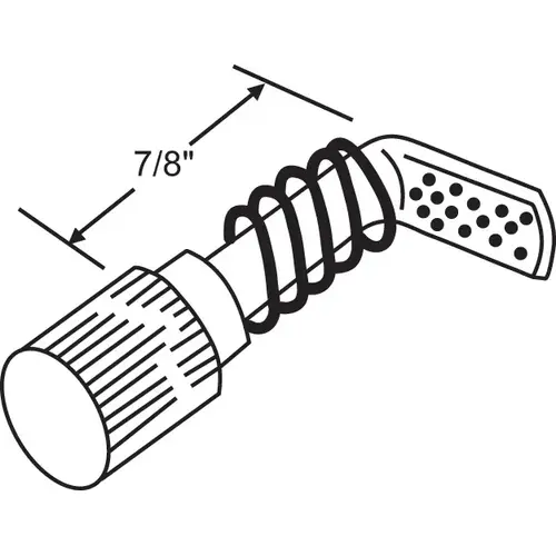 Jalousie Panel Screw 7/8" - pack of 12