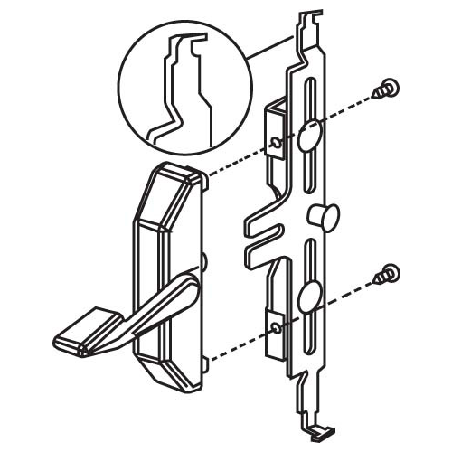 Multipoint Casement Lock White