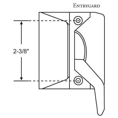 Casement Sash Lock Die Cast bronze Entrygard Right Hand - pack of 6