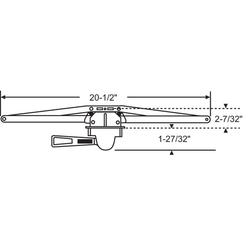 Lever Operator Bronze truth Right Hand