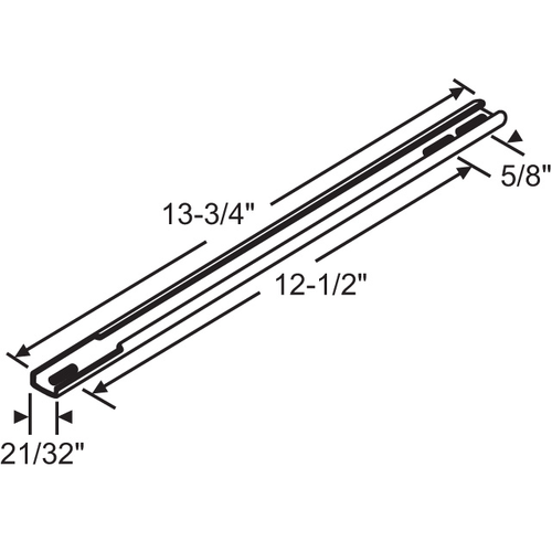 Casement Track For Window 13-3/4in Length rhm CwT-2