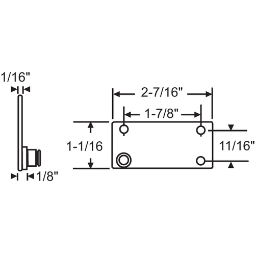 Stud Bracket truth Right Hand left Hand steel Material