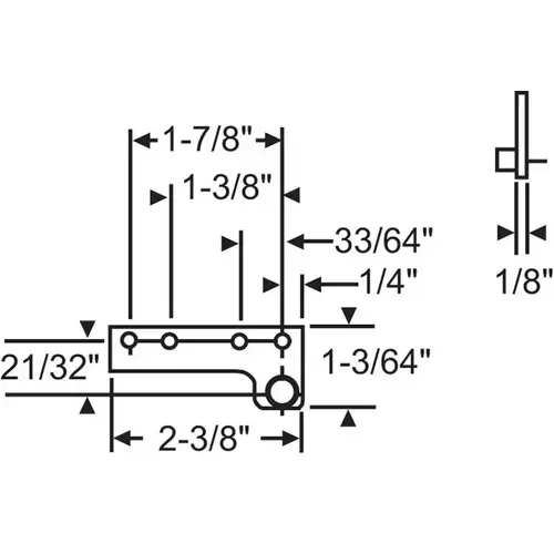 Stud Bracket truth Left Hand right Hand