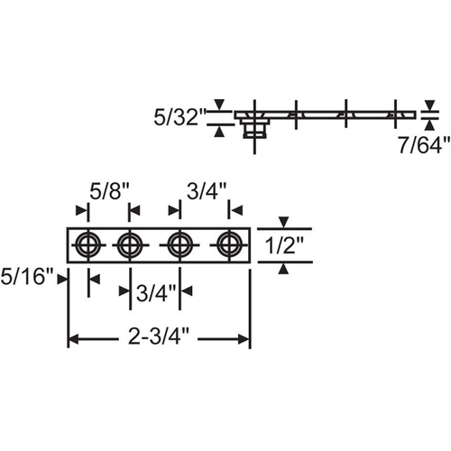 Non Handed Sash Bracket