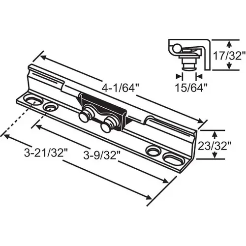 Awning Bracket Assembly face Mount