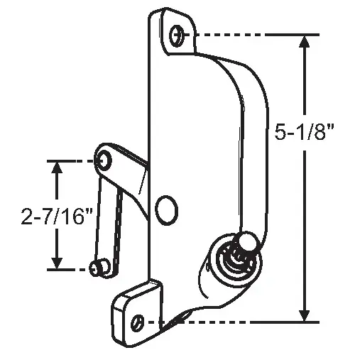 Awning Operator Aluminum classic Style awO-042-RH-Ml heavy Duty - pack of 3