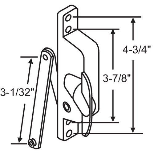 Jalousie Operator Mill jwo 10 - pack of 3