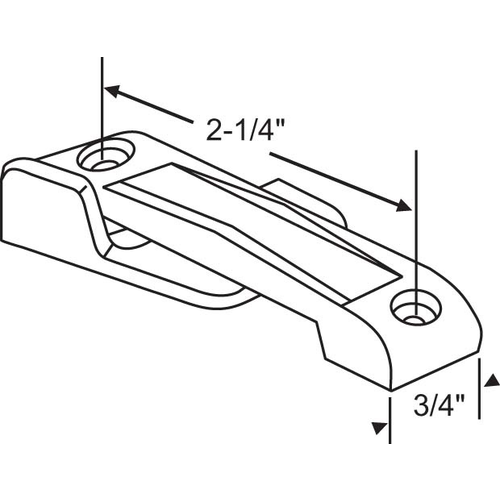 Sash Latch Black zinc Die Cast