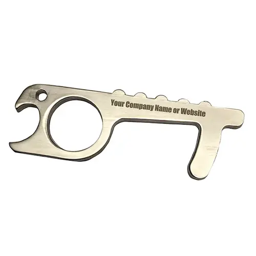 Brixwell 59-184-pl-XCP250 Private Label Touchless Tool keychain Link Ability with Bottle Opener - pack of 250