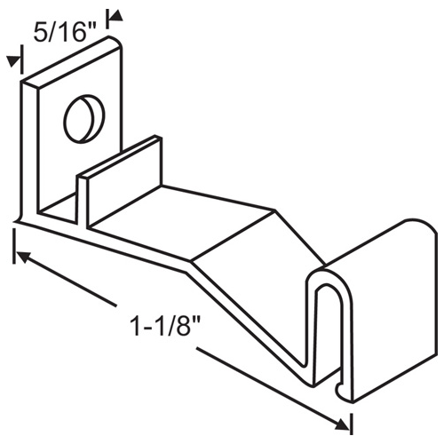 Balance Top Bracket used With 60-513b Body Aluminum